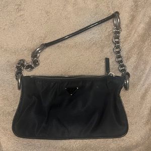 Authentic black Prada shoulder bag